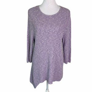J. Jill: Pure Jill - Cotton Blend Hem Sweater